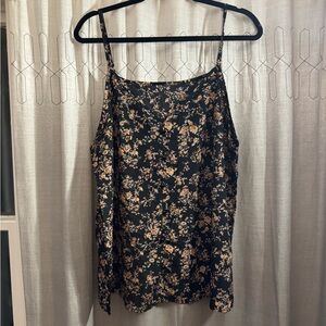 SHIEN Women’s Floral Black Blouse